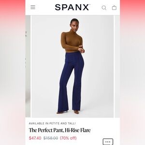 Spanx plaid pants size medium